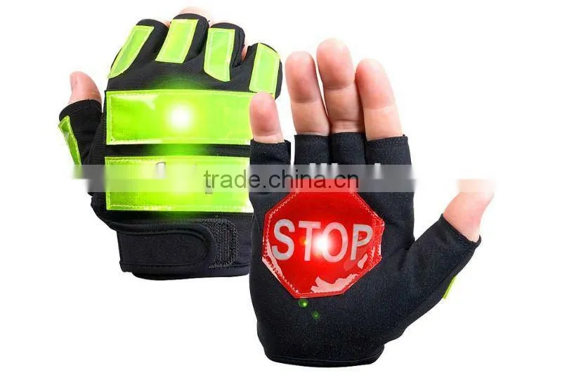 Safety reflective traffic glovesJRL02