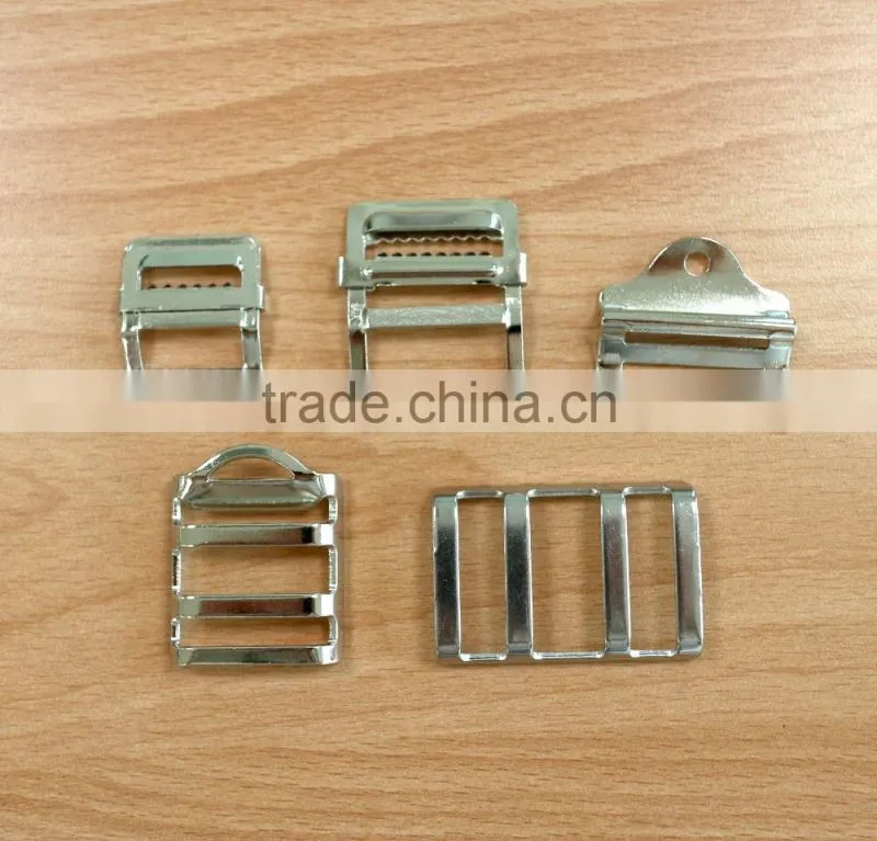 Steel Wire Form High quality End Bar Buckle with prong black color, nickel plate, Brass Plate