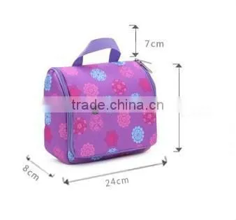 2013 Newest Style Portable cosmetic bag for girls with polyester