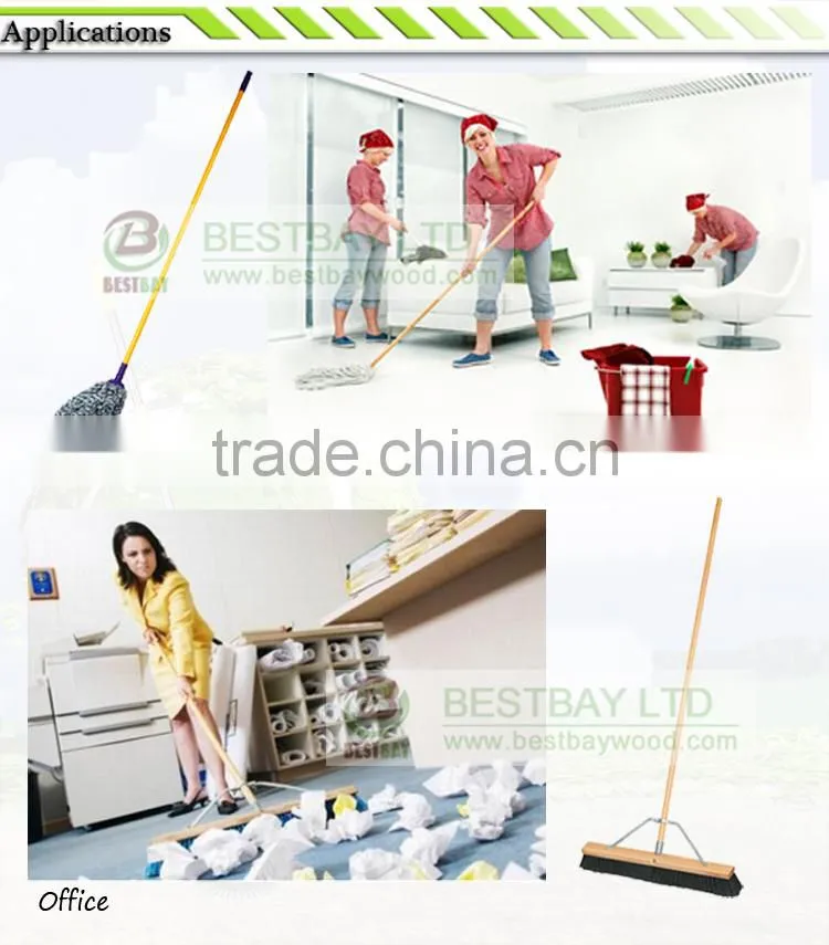 2016 round brush with removable handle /wooden handle cow bell/wooden massager stick