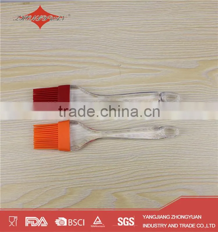Silicone kitchen tools plastic handle silicone brush