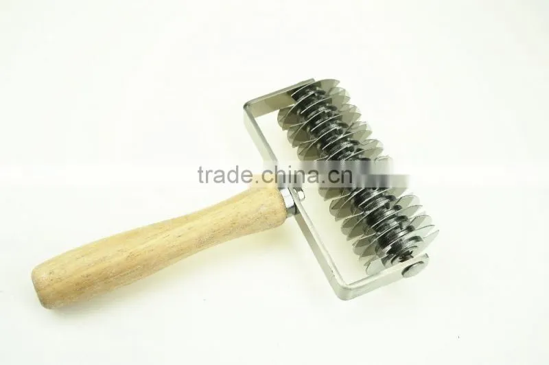 42082 Dough Bread Cookies Pie Cake Lattice Pastry Cutter Roller Kitchen Tool Craft New