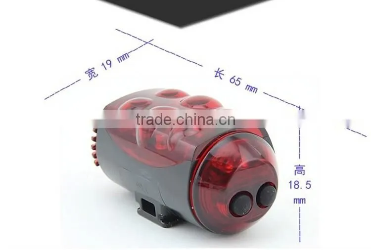 2016 New SD-780 HOT 10 LEDs 8 Modes Water Resistant Bicycle Light Super Bright Bicycle Safety Seatpost Cycling Light