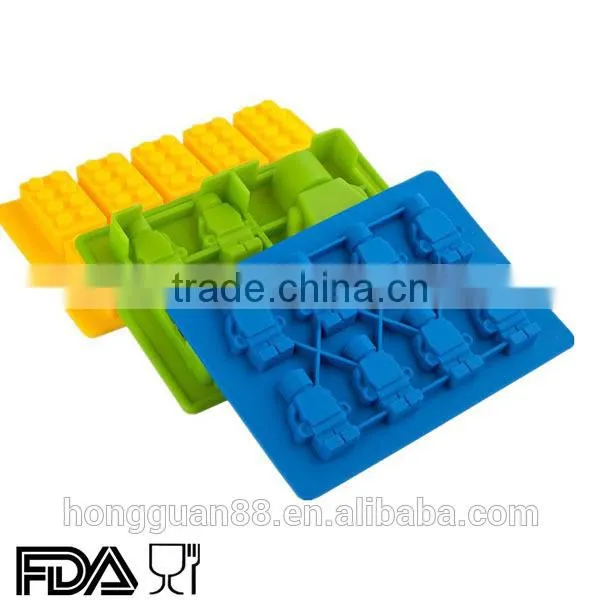 Fashion food grade eco-friendly fruite shape silicone ice cube tray