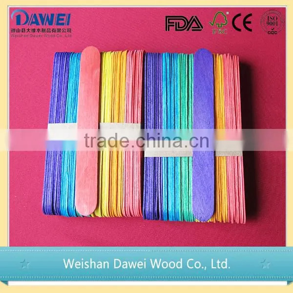 colorful ice cream craft wooden sticks