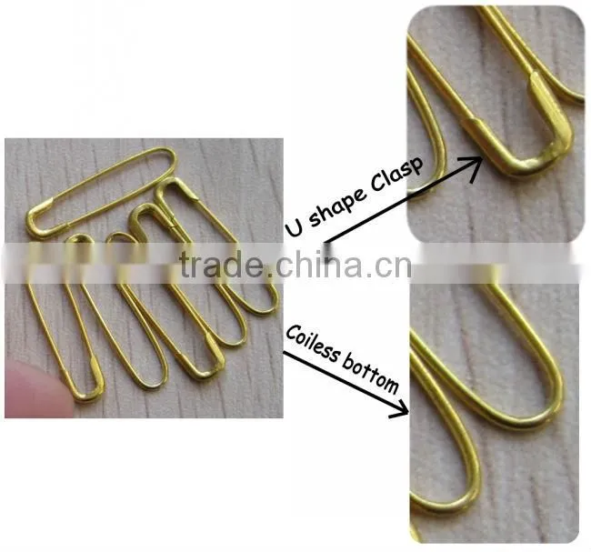 22mm U Shaped French Hang Tag Safety Pin