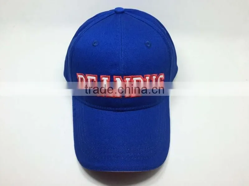 Custom 100% Cotton Baseball Cap with embroidery patch