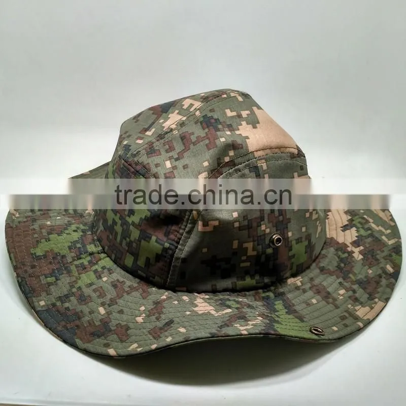 Camouflage Travel Bucket Cap Camo Hunting Hat