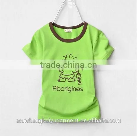 Wholsale good cheapest boy kids custom printed T shirt