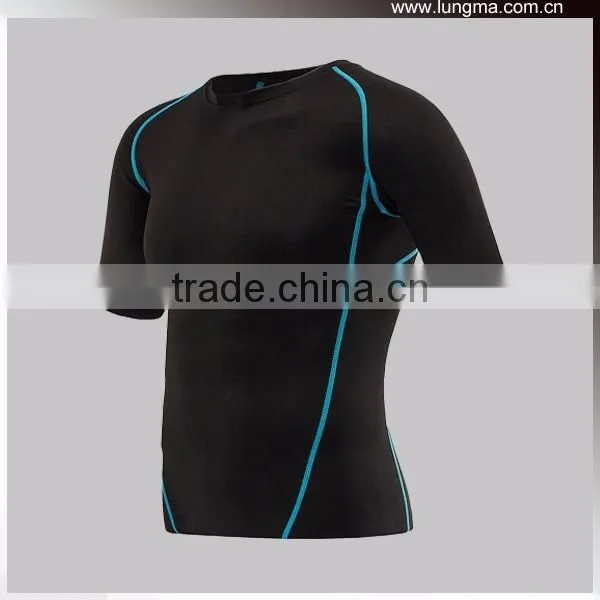 Wholesale Sportswear Garment Supplier, Compression Underwear Clothing T Shirt for Men and Women