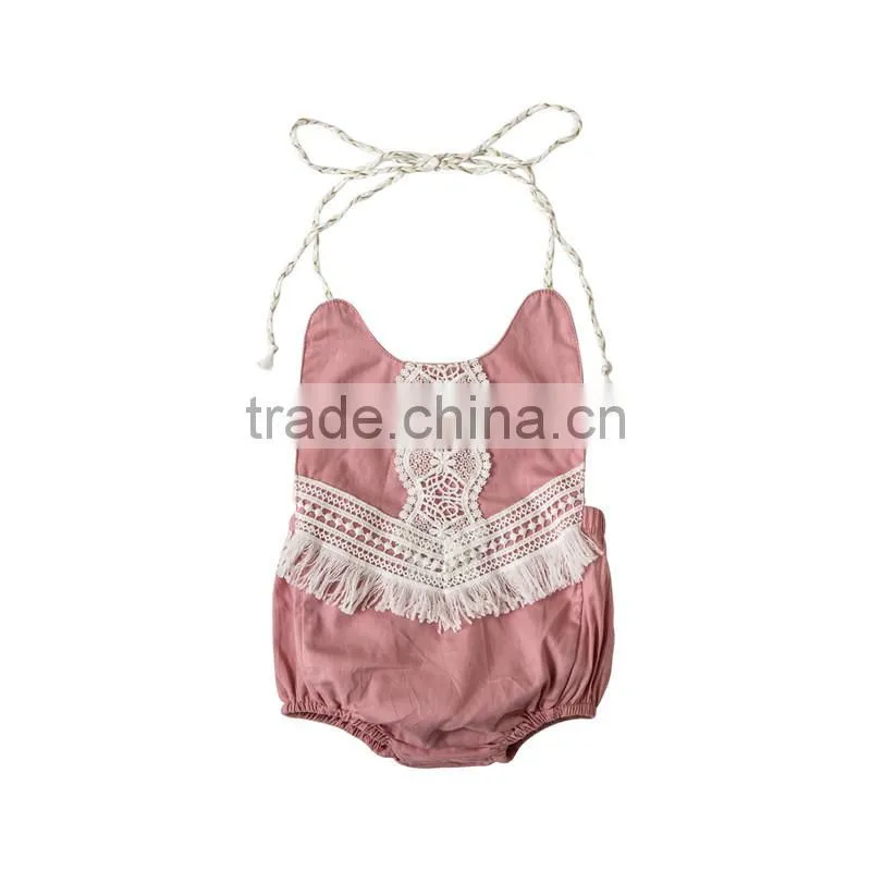2017 Summer baby girls boutique clothing wholesale baby girl romper