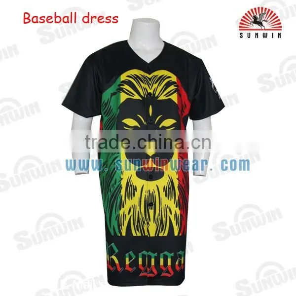 Button Shirts Baseball Jersey/Baseball Shirt Wholesale