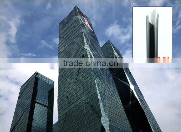 Gold silver commercial architecture window film solar control with best supply