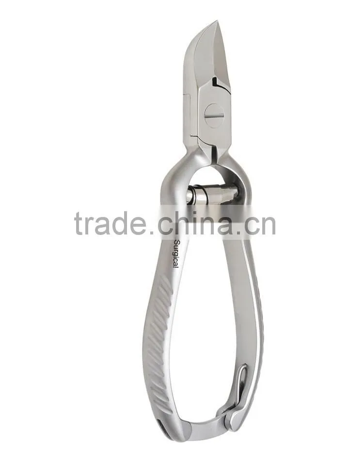 nail cutter with barrel spring