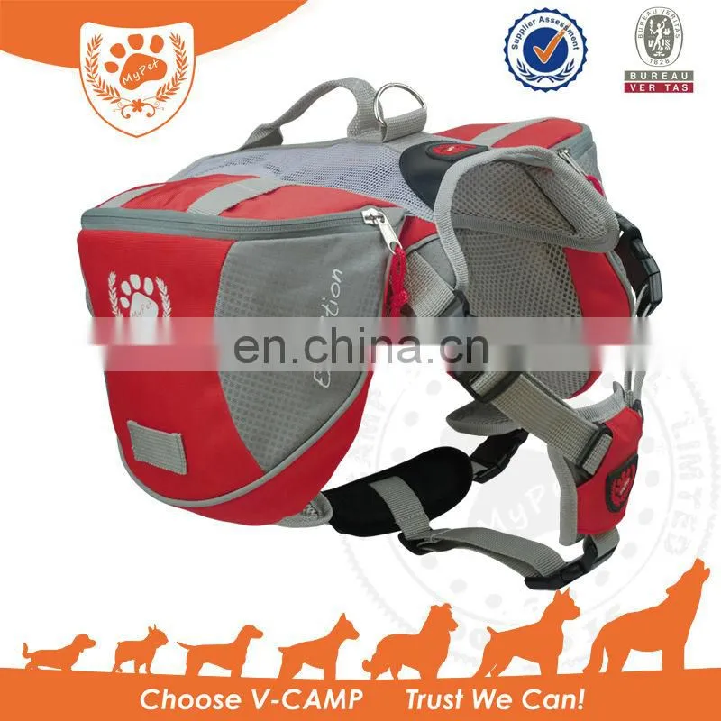 My Pet Outdoor Quick Release Dog Backpack with harness