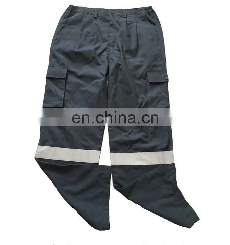 Men's oil refinery flame retardant oil resistant safaty work wear with FR reflector