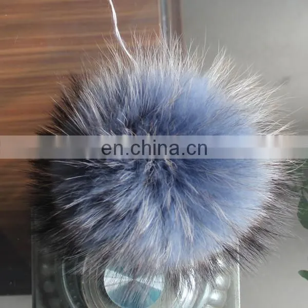 China supplier Genuine Raccoon Fur Pom Poms