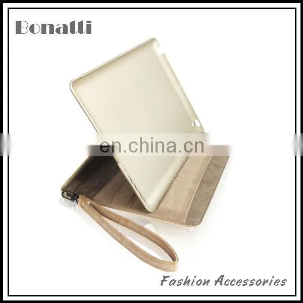 Leather plastic protective case for tablet computer