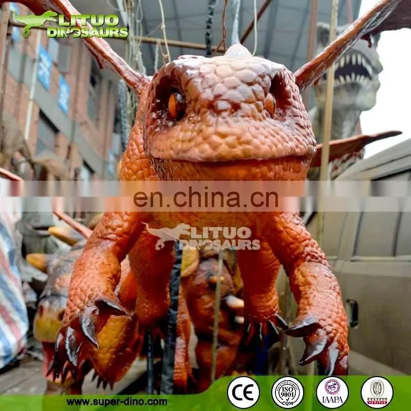 Cute Dragon Animatronic That Flies