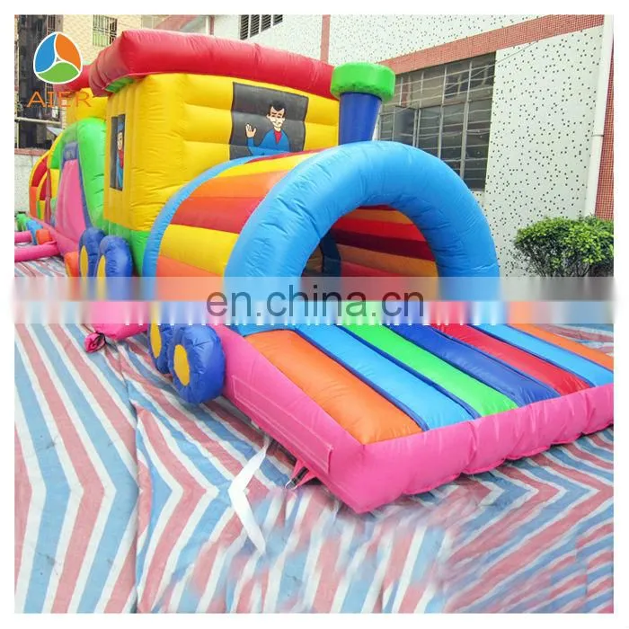 inflatable obstacles sports,inflatable obstacle combo,inflatable train obstacle