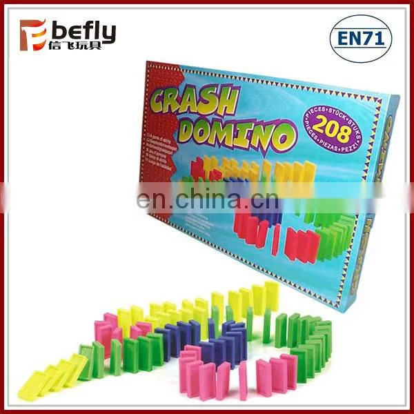 Crash domino colorful kids educational games