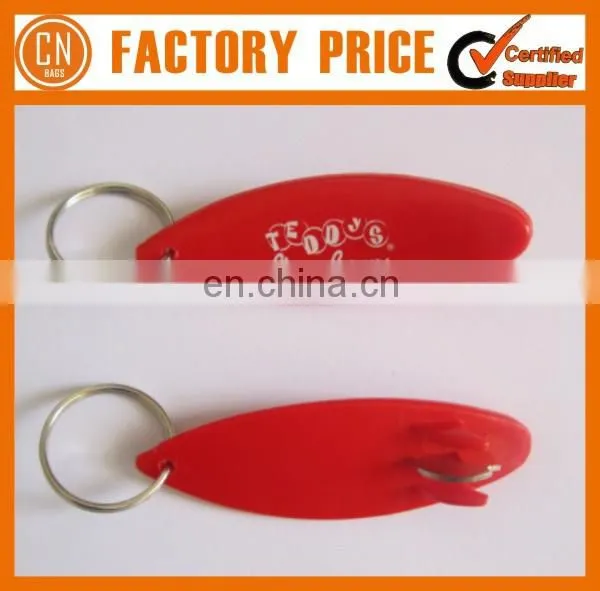 Promotional Given Away Gift Custom Surf Board Bottle Opener Keychain