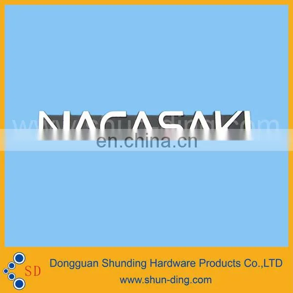 Hotssales Custom Embossing Metallic Audio Sound Nameplate