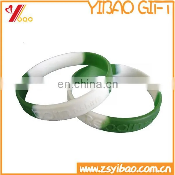 Wholesale printed Country Flag Silicone Wristband
