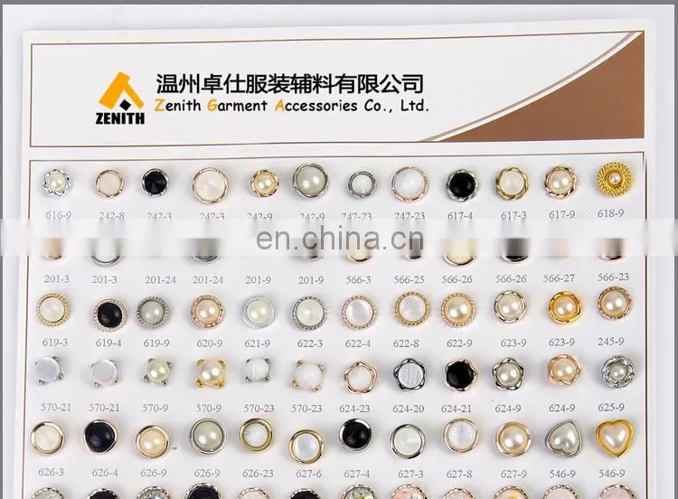 ABS Gold Plating Pearl Shank Button BA60393