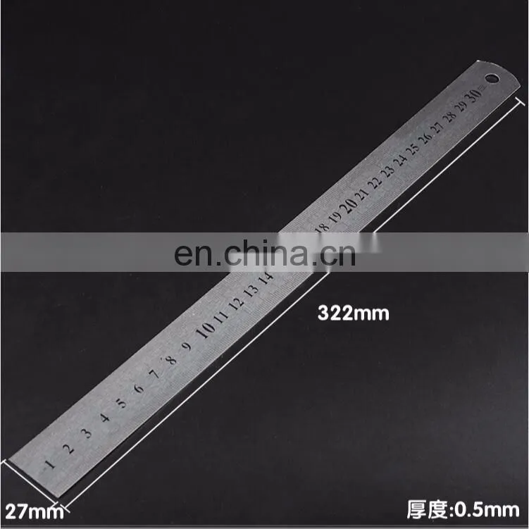 6" 150 mm Rigid English Metric Zero Glare Satin Chrome Stainless Steel E/M Machinist Engineer Ruler