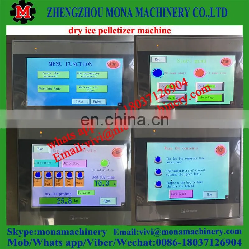 CO2 pelleting machine producing dry ice /Dry ice making machine