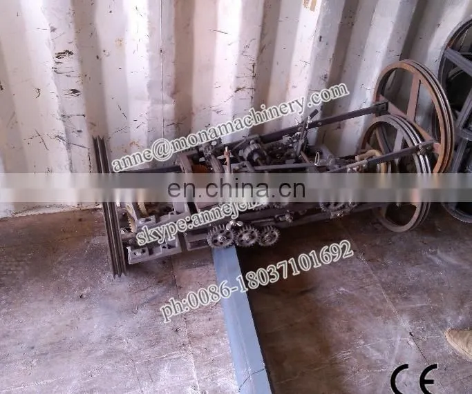 Manual grass rice wheat straw rope knitting twisting making machine