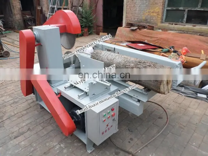 Round log Sliding table saw/ hard wood sliding table saw
