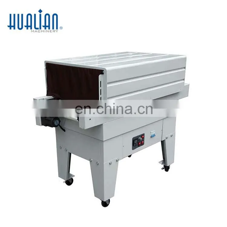 BSL-5045L+BS-4525A HUANAN High Quality Fast POF Sealing Small Shrink Tunnel MINI SHRINK