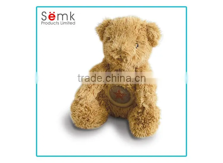promotional gifts bear shape speaker plush amplifier speaker