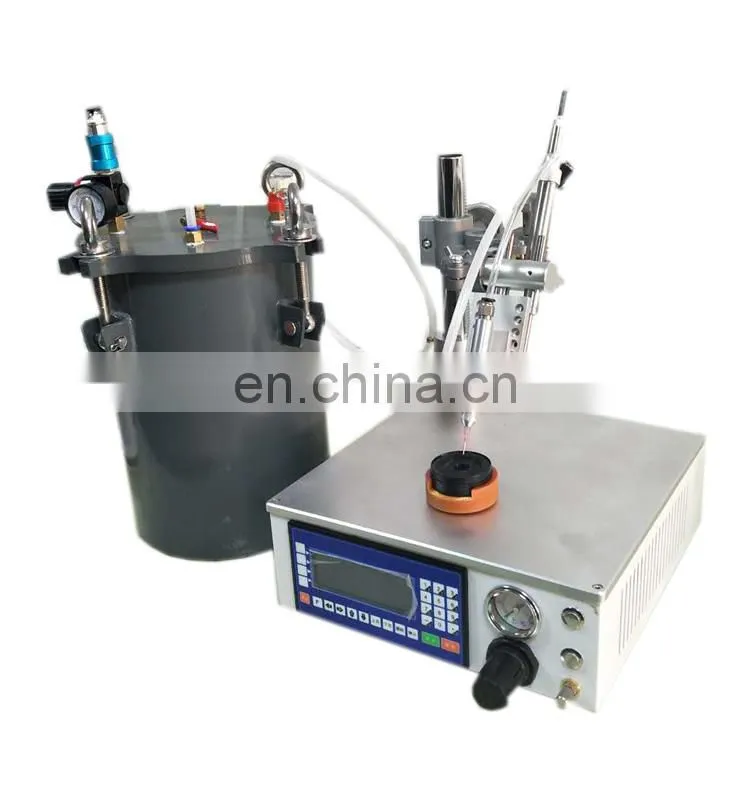 Semi-automatic automatic epoxy resin UV glue doming machine dispensing machine viscous fluid keypad dispenser