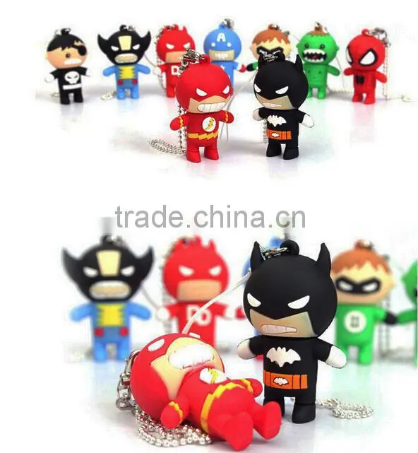 3D Cartoon USB The Avengers USB Stick,PVC The Avengers USB Flash drive