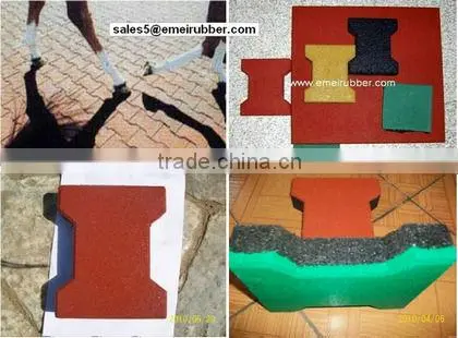 rubber floor for road