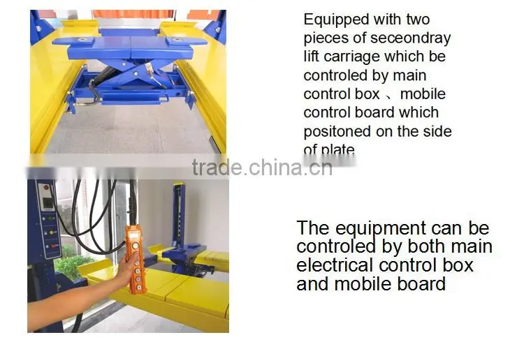 Durable life-span and low noise 4 post hydraulic lifter