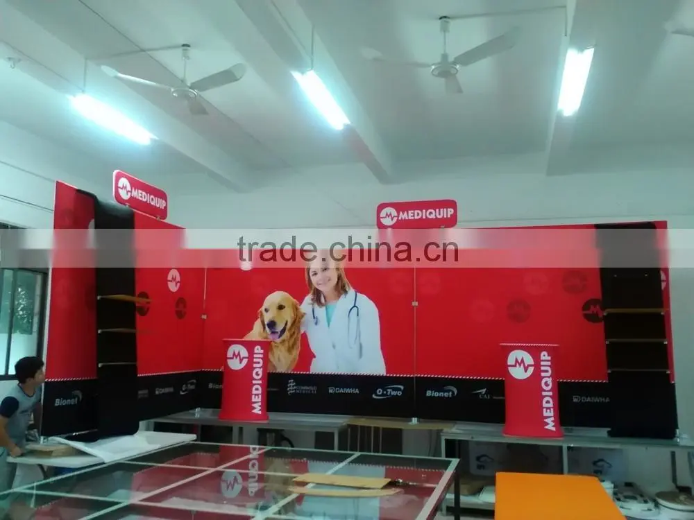 10ft Curved Tension Fabric Display rack