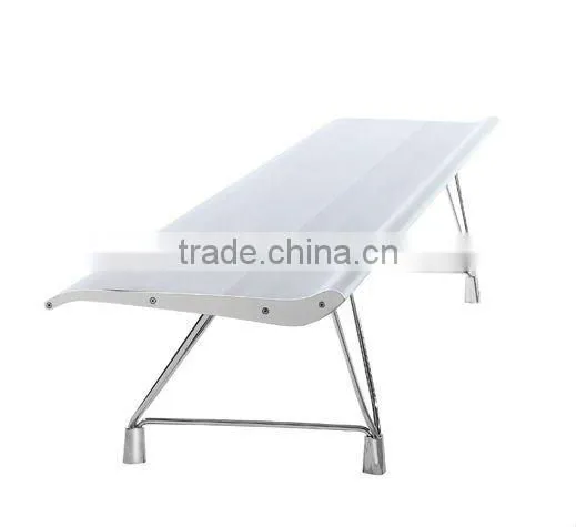 public high quality stainless steel 304 lounge chair waiting chair H60