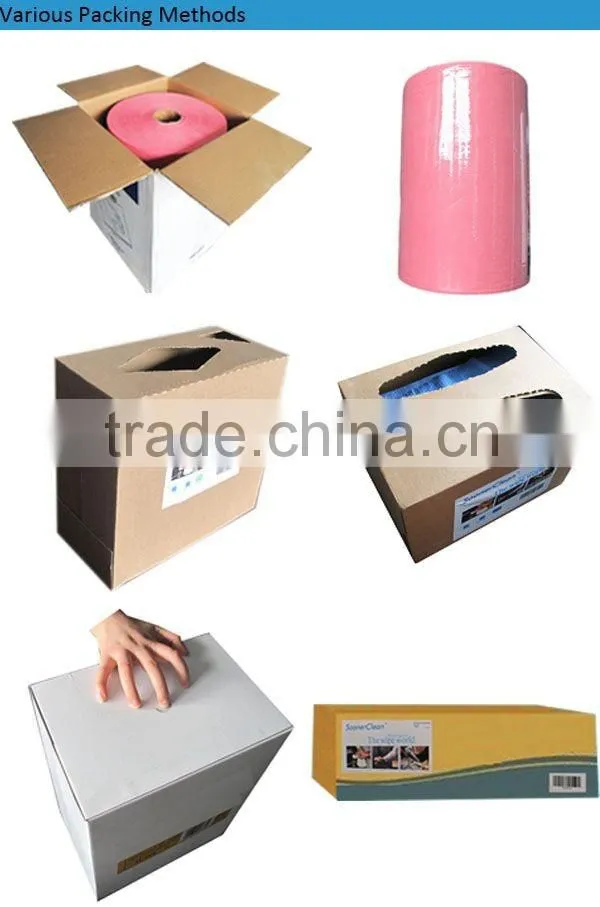 Fish-scale printed Nonwoven Disposable Kitchen Cleaning Wipes
