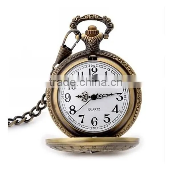 Classic vintage pocket watch automatic mechanical watch round quartz watch