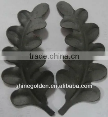 GYD-15C0020 Delonix regia leaves shape fence iron decoration