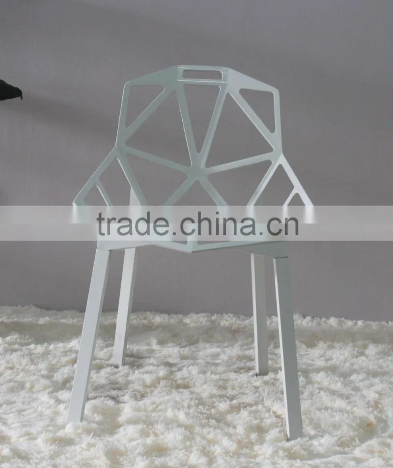 Konstantin Grcic chair one aluminum metal restaurant chair