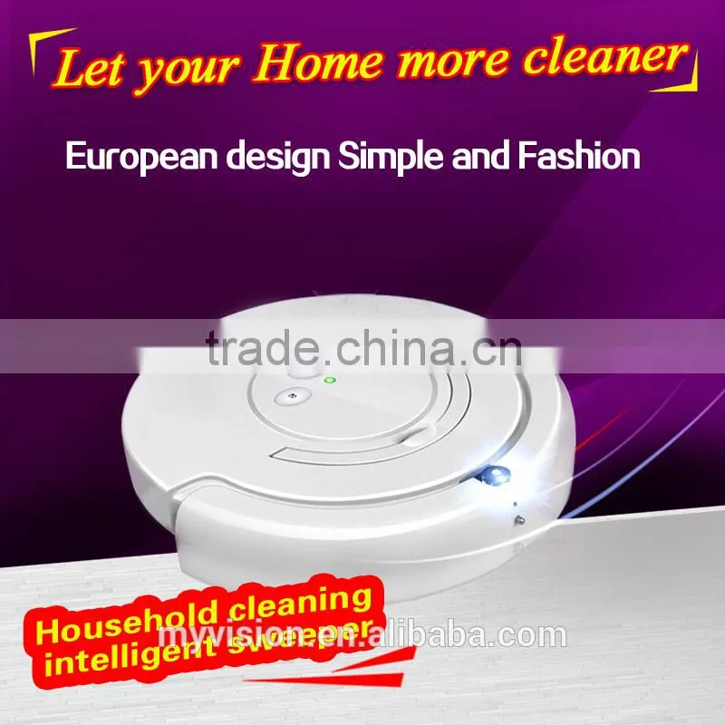 White color powered lawn sweeper with collision protection