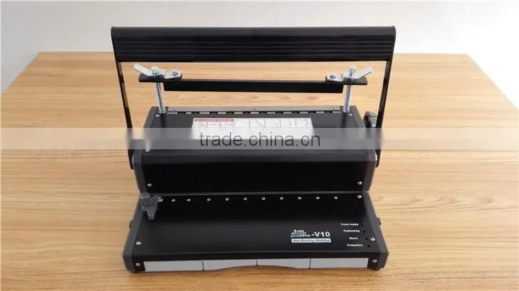 SG-V10 strip binding machine velo annealed black binders