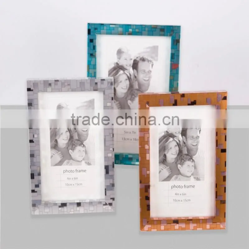 JC Colorful Family Love Photo Plastic Photo Frame