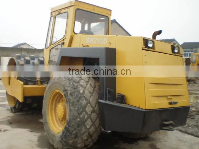 used Bomag BW217D sheepsfoot vibratory hydraulic compactor/ used soil road roller