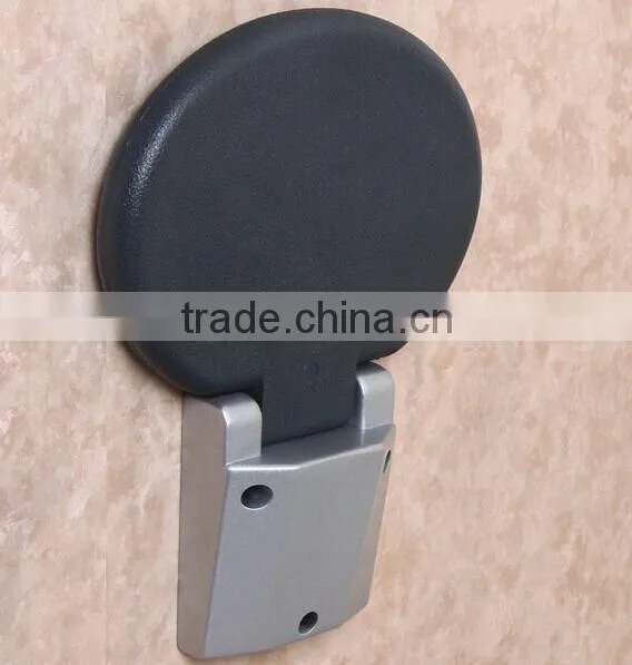 Portable folding and wall-mount shower seat in the bathroom